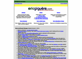 Ericgiguere.com thumbnail