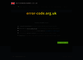 Error-code.org.uk thumbnail