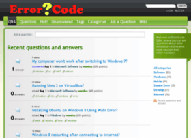 Error2code.com thumbnail