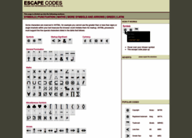 Escapecodes.info thumbnail