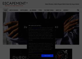 Escapementmagazine.com thumbnail