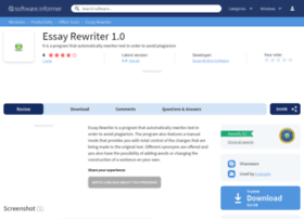 Essay-rewriter.software.informer.com thumbnail