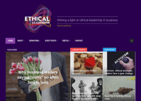 Ethical-leadership.co.uk thumbnail Ethical-leadership.co.uk thumbnail