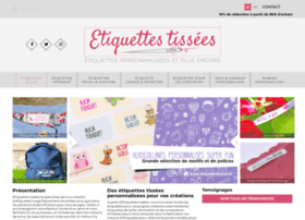 Etiquettestissees.fr thumbnail