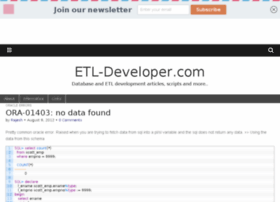 Etl-developer.com thumbnail