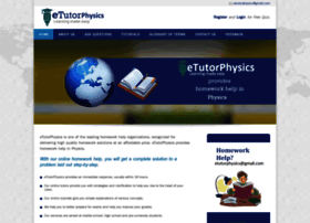 Etutorphysics.com thumbnail
