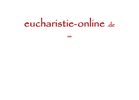 Eucharistie-online.de thumbnail