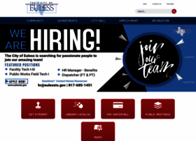 Eulesstx.gov thumbnail