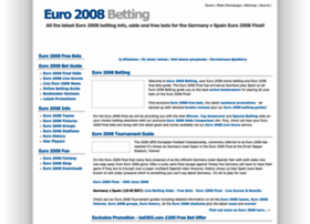 Euro2008betting.com thumbnail