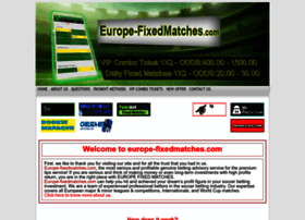 Europe-fixedmatches.com thumbnail