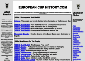 Europeancuphistory.com thumbnail