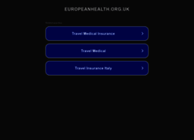 Europeanhealth.org.uk thumbnail Europeanhealth.org.uk thumbnail