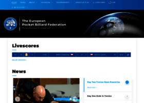 Europeanpocketbilliardfederation.com thumbnail