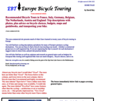 Europebicycletouring.com thumbnail