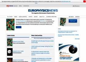 Europhysicsnews.org thumbnail