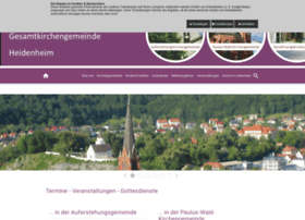 Evangelisch-heidenheim.de thumbnail