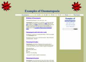 Examples-of-onomatopoeia.com thumbnail