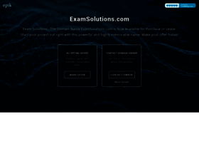 Examsolutions.com thumbnail