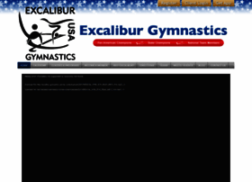 Excalibur-gymnastics.com thumbnail