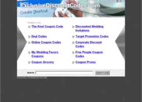 Exclusivediscountcodes.com thumbnail
