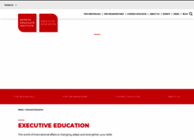 Executive.graduateinstitute.ch thumbnail