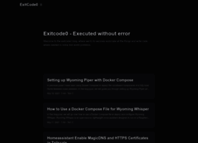 Exitcode0.net thumbnail