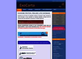 Exocarta.org thumbnail