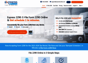 Express2290 Com At Wi Express2290 E File Form 2290 Online File 2290 For 21 22