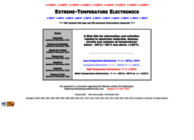 Extremetemperatureelectronics.com thumbnail