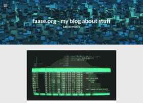 Faase.org thumbnail