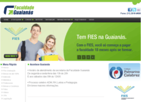 Faculdadeguaianas.com.br thumbnail Faculdadeguaianas.com.br thumbnail