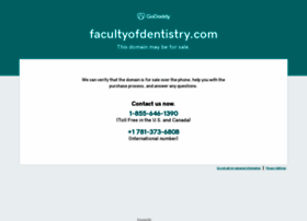 Facultyofdentistry.com thumbnail