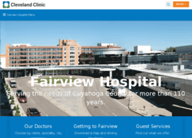Fairviewhospital.org thumbnail