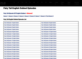 fairy tail episodes english dubbed fairy tail episodes english dubbed