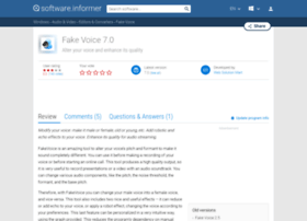 Fake-voice.software.informer.com thumbnail