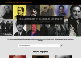 Falklandsbiographies.org thumbnail