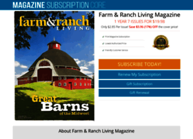Farm-and-ranch-living.subscriptioncore.com thumbnail