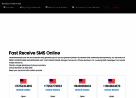 Fast-sms-receive.com thumbnail