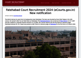 Fatehabad.courtrecruitment.com thumbnail