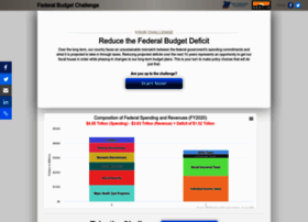 Federalbudgetchallenge.org thumbnail