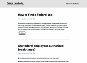 Federalhandbooks.com thumbnail
