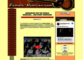 Female-musician.com thumbnail