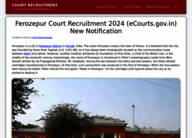 Ferozepur.courtrecruitment.com thumbnail