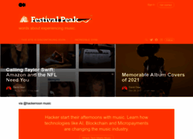Festivalpeak.com thumbnail