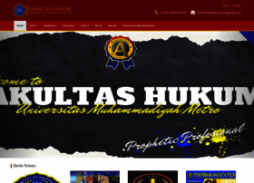Fh.ummetro.ac.id thumbnail