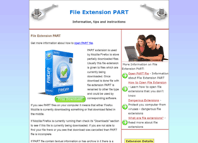 Fileextensionpart.org thumbnail