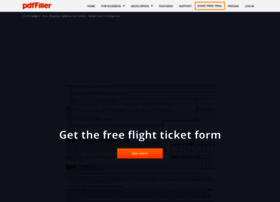 Fill-in-blank-editable-airline-ticket-template.pdffiller.com thumbnail