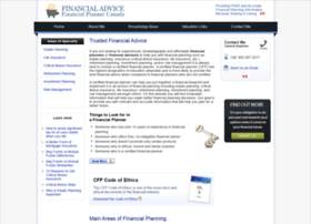 Financialplannercanada.ca thumbnail