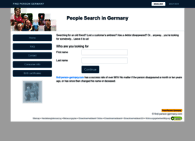 Find-person-germany.com thumbnail