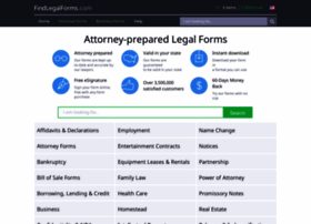 Findlegalforms.com thumbnail